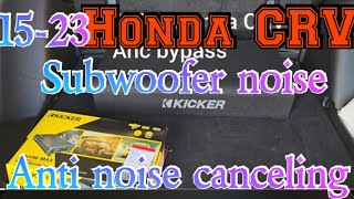 20182023 Honda CRV ANC anti noise cancelling Bypass in minutes subwoofer rumbling sound elimination [upl. by Stag]