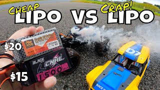 Why Lipo C Rating DOES Matter ZOP 40C Vs CNHL 100C  1500mAh 3s [upl. by Yeslaehc356]