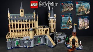 Combining ALL Of The LEGO Harry Potter 2024 Hogwarts Sets [upl. by Gebhardt450]