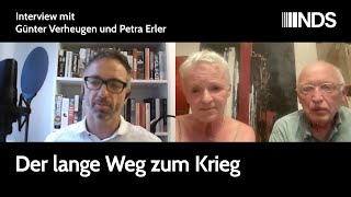 Interview mit Günter Verheugen und Petra Erler zu ihrem Buch „Der lange Weg zum Krieg“ [upl. by Nyrok]