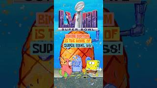 its not your 🌈imagination🌈  bikini bottom IS hosting super bowl 58  spongebob shorts [upl. by Arlyne]