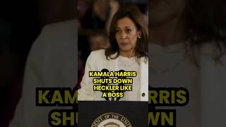 Kamala Harris SHUTS DOWN Heckler LIKE A BOSS [upl. by Nagad]