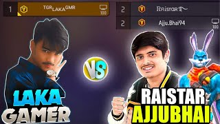 Raistar amp Ajjubhai vs Laka Gamer😱 Ajjubhai amp Raistar Fan Challenge Me 1 vs 2😡 Garena free fire [upl. by Atinahs993]