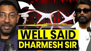 Dharmeh Sir Shocking Reactions On This Special dance Performance  Dance Plus Pro  Dharmesh [upl. by Nyvar]