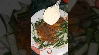 bhindi fry bhindi ki recipe easy recipe fast food [upl. by Nortad]