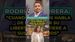 Rodrigo Herrera quotCuando Cubillos habla de no perder su libertad se refiere a sus privilegiosquot [upl. by Econah]