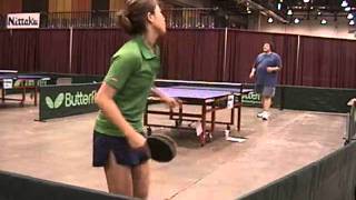 Larry Bavly vs Nan Li  U2400 Singles  US National Table Tennis Championships [upl. by Damian502]