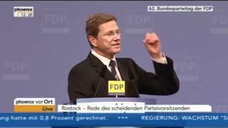 Abschiedsrede Guido Westerwelle [upl. by Llerrad]