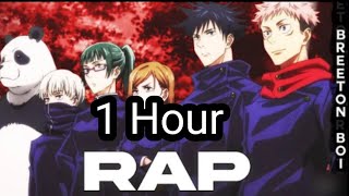 JUJUTSU KAISEN TOKYO STUDENTS CYPHER  quotSorcery Fightquot  Breeton Boi 1 hour [upl. by Ttehc]