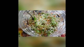 QUICK AND EASY JAMAICAN COLESLAW RECIPE😋 [upl. by Dymphia]