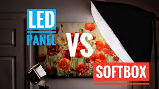 Cheap LED Light Panel VS Cheap LED Softbox [upl. by Oremar677]