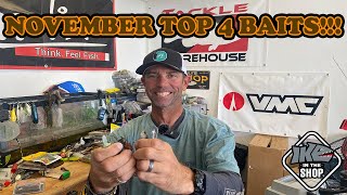 Novembers Hottest Baits Unveiled Top 4 Baits for November [upl. by Latrina]