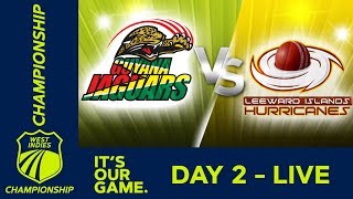 Guyana v Leewards  Day 2  West Indies Championship  Friday 18th January 2019 [upl. by Villiers]