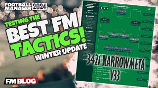 3421 NARROWMETA v33  Testing the Best FM24 Tactics  Football Manager 2024 [upl. by Trinl521]