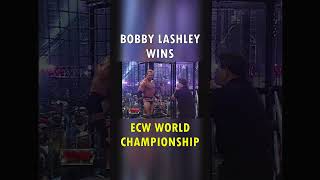 Bobby Lashley Wins ECW World Title Inside The Elimination Chamber wwe ecw bobbylashley cmpunk [upl. by Artap]