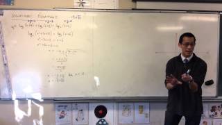 Solving Log Equations w Extraneous Solutions Example 2 of 2 [upl. by Paugh]