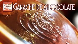 Ganache de chocolate  Cocina Vegan Fácil [upl. by Imefulo468]