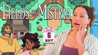 FIRST WEEK IN FIELDS OF MISTRIA a cozy demo [upl. by Kenway584]