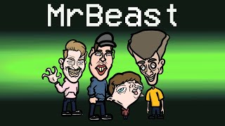 MrBeast Imposter Mod In Among Us [upl. by Avie915]