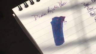 Diamine Majestic Blue [upl. by Ahsiniuq]