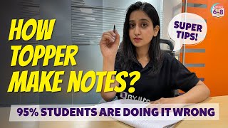 How Topper make notes  Super Tips  Best Note Making Techniques to Score Better  BYJUS [upl. by Eiramoj664]