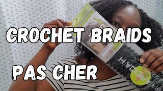 crochet braids coiffure protectrice petit budget moins de 20 euros cheveuxnaturels [upl. by Hayouqes]