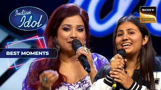 Indian Idol S14  Adya की Request पर Shreya Ghoshal ने जमाई सुरों की महफिल  Best Moments [upl. by Schell]