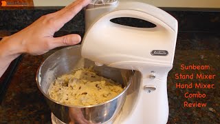 Sunbeam FPSBHS0301 250 Watt 5 Speed Hand and Stand Mixer Combo Review [upl. by Nigem]