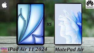 ipad Air 11 2024 6th generation vs Huawei Matepad Air [upl. by Nikkie]