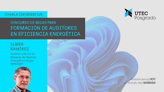 Charla informativa Concurso de Becas para Formación de Auditores en Eficiencia Energética [upl. by Nnaillek]