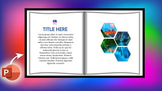 How to create Flip Book Animation in PowerPoint  Page Curl Transition [upl. by Georgianne]