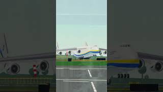 Screaming Antonov 225 takeoff aviation airplane viral planespotting plane [upl. by Enrica]