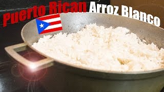 How To Cook White Rice 🍚 Arroz Blanco Puertorriqueño [upl. by Darwin]