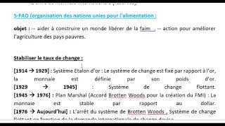 environnement international  les organisation internationals tsc [upl. by Eanil]