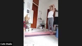 Vinyasa Flow Yoga  HIIT Vinyasa  Online Class 19042020 [upl. by Harac]