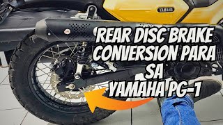 Yamaha PG1 Rear Disc Brake Conversion available na [upl. by Aiyt]