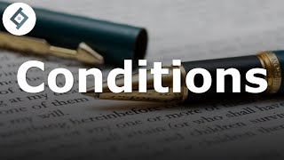 Conditions  Contract Law [upl. by Acissey38]