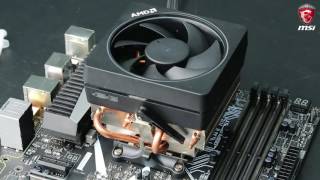 MSI® HOWTO install AMD AM4 CPU [upl. by Nalliuq259]