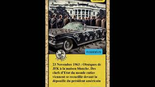 23Novembre 1963  Obsèques de JFK à la MaisonBlanche Des chefs dEtat du monde entier viennent [upl. by Acalia]