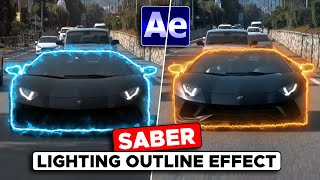 After Effects Saber Tutorial Mastering Light Saber Animations [upl. by Kellia]