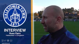 MANAGER INTERVIEW  Russ Penn following Congleton victory [upl. by Ahsoik]