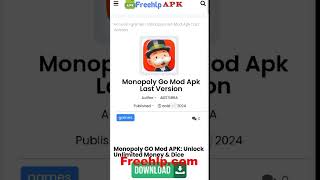 Monopoly GO Mod APK Unlimited Money Dice and More [upl. by Nishom]