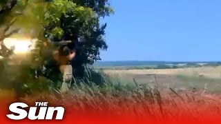 Ukraine forces SHOOT DOWN Russian attack helicopter with UK rocket launcher [upl. by Cherilyn]