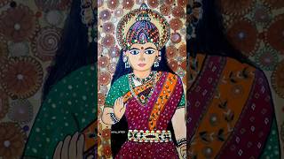 Jai Mata Di🙏 sonuarts16 art painting youtubeshorts mataranidurgapujanavratri ambejaimatadi [upl. by Eanaj189]