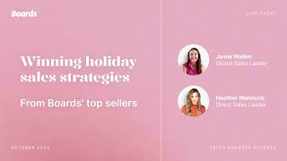 Winning holiday sales strategies session [upl. by Justine]