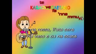 Caterina Russo O Sarracino karaoke con coro demo [upl. by Foley61]