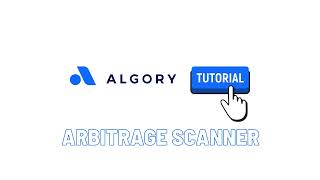 Crypto arbitrage with Algory Crypto Scanner [upl. by Neenej278]