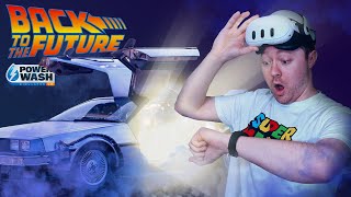 PowerWash Simulator VR  Back to the Future DLC [upl. by Marva]