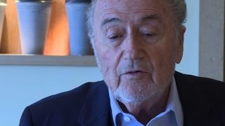 Blatter takes jibe at Infantinos 48team World Cup [upl. by Oler164]