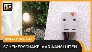 Hoe sluit je een schemerschakelaar aan op je tuinverlichting  INTOLED [upl. by Avek753]